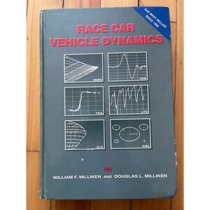 Race Car Vehicle Dynamics SAE Best Seller Hardcover Book by Milliken